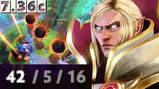 HOW TO GET 42 KILLS WITH INVOKER  INVOKER GAMEPLAY 736c [upl. by Cormac]