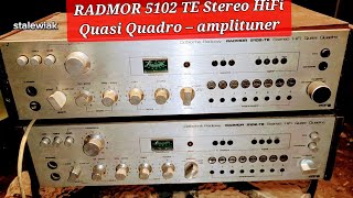 Unitra Radmor 5102 TE 1980r Stereo HiFi Quasi Quadro – amplituner Diagnoza nr 2 [upl. by Atselec567]