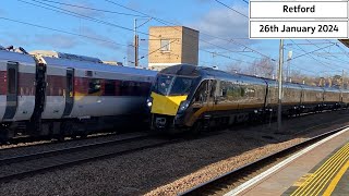 Trains at Retford Station 26012024 [upl. by Dorison]