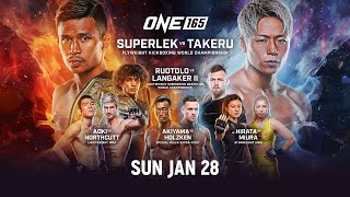 ONE 165 Superlek vs Takeru  First 4 Fights [upl. by Ethbun]