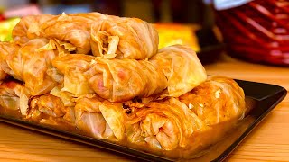 Romanian Vegetarian Cabbage Rolls  Sarmale de post 🇹🇩 [upl. by Gildea]