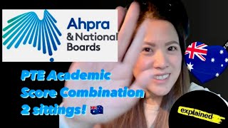 How to combine English exam scores for AHPRA registration AHPRA English PTE australia [upl. by Alver]