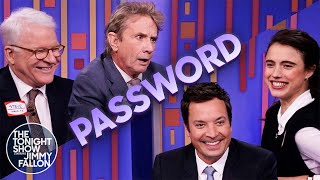 Password with Steve Martin Martin Short and Margaret Qualley  The Tonight Show [upl. by Selda]