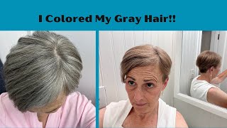 Ion Demi Permanent for Gray Hair  Color Gray the Easy Way  Amazing Results [upl. by Hance]