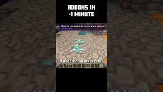 👀WAILA ADDON for BEDROCK  MINECRAFT PE 121 shorts addons minecraft minecraftpe [upl. by Draned662]