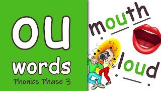 ou Words  Phonics Phase 3 [upl. by Apeed724]