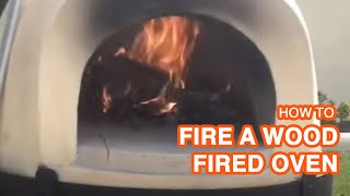 Firing a Forno Bravo Wood Oven [upl. by Efram489]