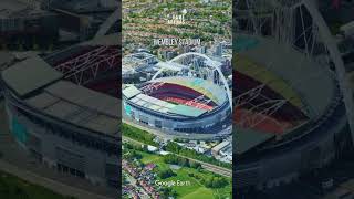 Wembley stadium drone view  3D stadium tour  London UK shorts [upl. by Nnazil]