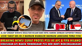 🔴PANIK SETENGAH M4TI BAHRAIN TEMUI FIFASURAT DARI PSSI KE AFC TERNYATA DIHILANGKAN AFC [upl. by Dlanor190]