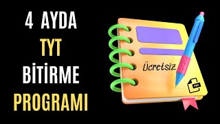 4 Ayda TYT Bitirme Programı  YKS [upl. by Darryn]