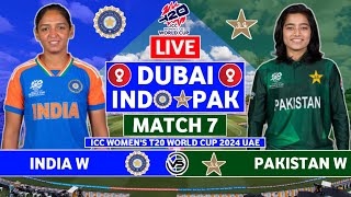 ICC Womens T20 World Cup Live India Women vs Pakistan Women Live  IND W vs PAK W Live Commentary [upl. by Akiria221]