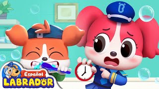 🔍Sheriff Labrador  Ir a la Escuela Solo 🎒  Videos para Niños  BabyBus en Español [upl. by Ayoras]