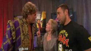 Santino MarellaGuest Host and William Regal segment RAW 07 12 2010 [upl. by Aerdnahs]