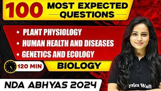 NDA Biology Plant Physiology Human Health and Diseases Genetics and Ecology  NDA Abhyas 2024 [upl. by Burn]