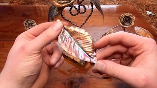 Making a simple copper leaf howto [upl. by Forest940]