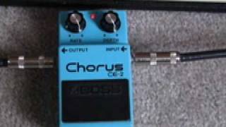 Boss CE2 Chorus Pedal Demo [upl. by Kristal772]