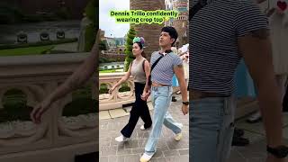 DENNIS TRILLO CONFIDENTLY WEARS CROP TOP LT TALAGA TO dennistrillo spotted [upl. by Allista777]