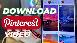 How to Download Pinterest Videos in Gallery [upl. by Modnarb]