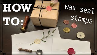 A Beginner’s Guide to Wax Seal Stamps [upl. by Ahsiuqet]