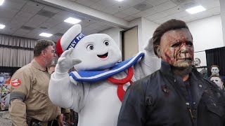 FANTASM Orlando 2022 HORROR CONVENTION with EPIC Halloween amp Ghostbusters COSPLAY [upl. by Aititel729]