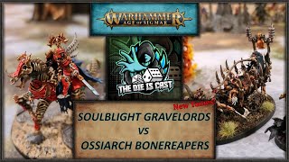 Ossiarch Bonereapers vs Soulblight Gravelords  New Tomes  AoS GHB Season 2 Battle Report [upl. by Esimaj36]