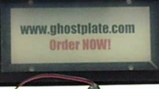 ghostplate License plate cover Demo [upl. by Lika]