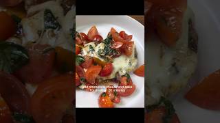 Delicious Baked Bruschetta Chicken 🔥shorts [upl. by Anastatius]