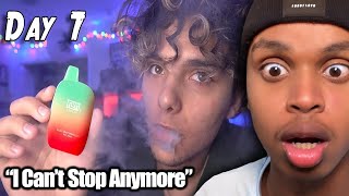 He FORCES Himself To Get Addicted To Vape For VIEWS [upl. by Diet588]