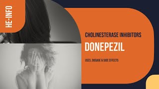 donepezil  Uses Dosage Side Effects amp Mechanism  Aricept [upl. by Nimajaneb]