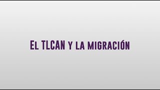 El TLCAN y la migración [upl. by Wolram]