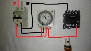 STREET LIGHT TIMER SETTING amp CONNECTION WITH PRACTICAL [upl. by Louth]