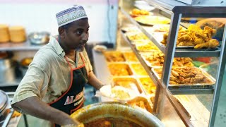 Penang Classic Nasi Kandar Sulaiman Start at 4 am Street Food Malaysia 凌晨4点的水灾印度咖喱扁担饭 [upl. by Hilaria]