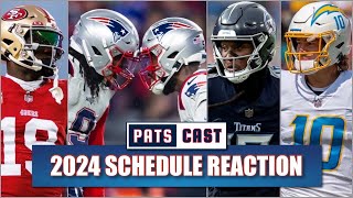 Patriots Schedule Release Tough Opponents But Good Timing [upl. by Nehtiek]