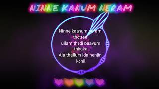 Ninne kaanum neram thotten Kadumkappi song with lyrics kadumkappisong kadumkappi dj remix song [upl. by Orodisi]