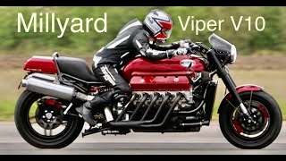 Millyard Viper V10 motorcycle  Maintenance and test ride [upl. by Ettesil881]