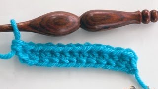 How to Crochet Foundation Half Double Crochet Right Handed [upl. by Eirak]