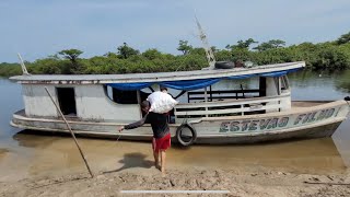 Navio NM Comandante Severino Ferreira saindo de Tefé para Manaus Amazonas [upl. by Llertnov735]