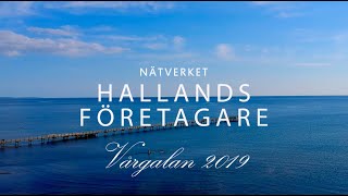 Vårgalan 2019 Nätverket Hallands Företagare [upl. by Annaili730]