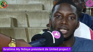 Le président de United Project 1 partenaire de la section a réagi lors de la finale du championnat [upl. by Kcirnek955]