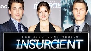 Insurgent  Ansel Elgort Shailene Woodley amp Miles Teller Interview [upl. by Fried]