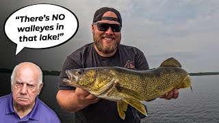 Exploring a new lake with NO walleyes crushed them [upl. by Naujid]