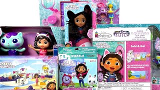 Dreamworks Gabbys Dollhouse Toy Collection Unboxing Review  Gabby Portable Playset  ASMR [upl. by Eirrotal568]