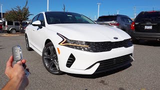 2021 KIA K5 EX Start Up Walkaround Test Drive and Review [upl. by Namyaw]