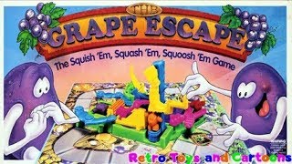 The Grape Escape Board Game Commercial Retro Toys and Cartoons [upl. by Calvert]