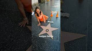 Yajaira logro poner su nombre en la estrella en hollywood plazalibertad viral paraty shorts [upl. by Noiram858]