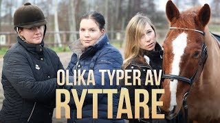 OLIKA TYPER AV RYTTARE [upl. by Millda]