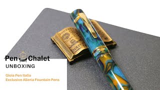 A Pen Chalet EXCLUSIVE Gioia Pen Italia Exclusive Alleria Fountain Pen [upl. by Kathlene332]