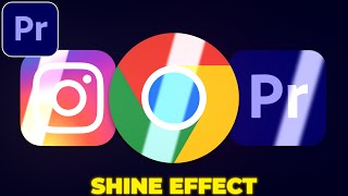 ICON SHINE Effect in Premiere Pro  Logo Shine Effect [upl. by Eniahpets]