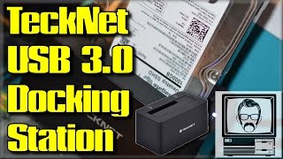 TeckNet Hard Drive USB 30 Docking Station Review  Nostalgia Nerd [upl. by Tsenrae]