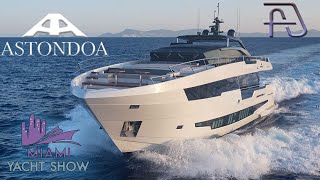 Astondoa 100 Century Yacht  MT DOOM at Miami Yacht Show  MYS 2020 [upl. by Caesaria]